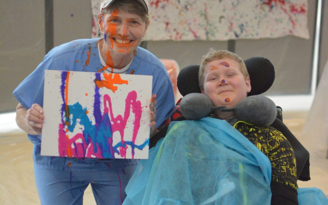 Kids Celebrate Child Life Month By Painting Their Doctors