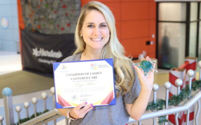 Lizzie White announced PFAC’s Champion of Family Centered Care