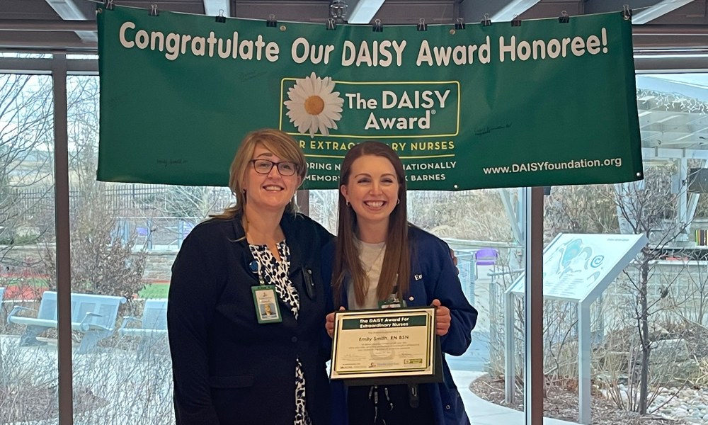 Positivity and Passion Earn Young Nurse the DAISY Award