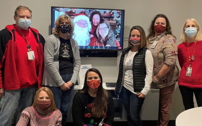 Making Spirits Bright with Santa for Siblings
