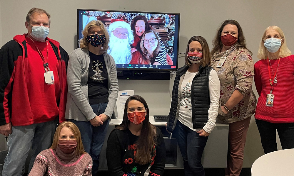 Making Spirits Bright with Santa for Siblings